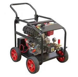 10HP <b>Gasoline</b> Powered 3600PSI 18LPM Commercial High Washing Machine Water Jet Gun Surface Cleaning Equipment - Product Image 4