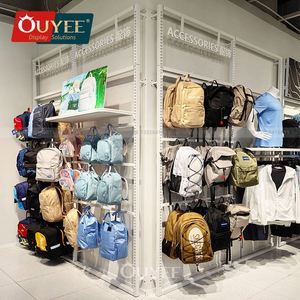 Estante de exhibición de ropa al por menor de madera Tiendas de ropa para hombres Accesorios Traje Muebles de exhibición para hombres Tienda de ropa - Product Image 6