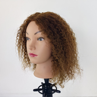 Tête de mannequin pour la formation en coiffure, 100% cheveux humains, pour la pratique en salon de coiffure