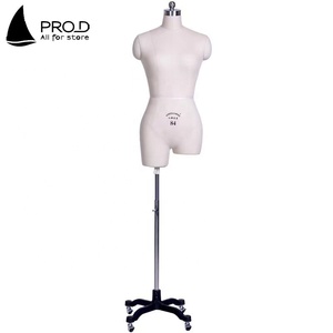 Phụ Nữ Vải Lanh Chất Lượng Mannequin Váy Dummy Ngực Mannequin Cho Thợ May - Product Image 2