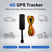 Rastreador GPS 4G en Tiempo Real con Detección ACC 9-95V, Corte Remoto de Combustible, Alarma de Exceso de Velocidad y Apagado de Motor para Coche, Moto, Camión y Flota