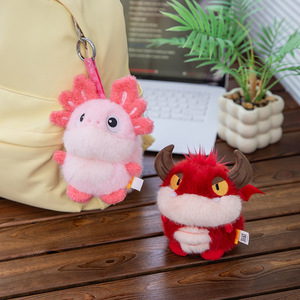 Llavero de Peluche de <span class=keywords><strong>Criaturas</strong></span> Prehistóricas, Muñeco de Pareja, Regalo para Actividades de Oficina, Colgante de Tiranosaurio Rex de 15 cm, Unisex - Product Image 3