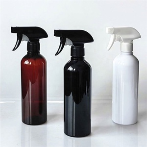 500ml 500 ml 17 0z 17oz Customized PET Black Empty Cleaner Trigger Spray <b>Bottle</b> - Product Image 3