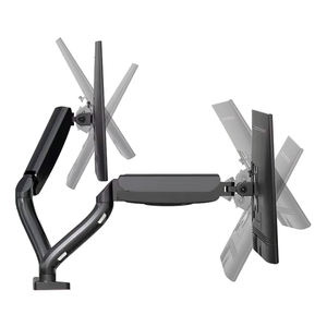 Mction braccio <span class=keywords><strong>doppio</strong></span> <span class=keywords><strong>Monitor</strong></span> supporto da tavolo supporto da tavolo con molla a Gas per 2 <span class=keywords><strong>Monitor</strong></span> <span class=keywords><strong>doppio</strong></span> schermo <span class=keywords><strong>staffa</strong></span> Desktop 19 32 pollici - Product Image 1