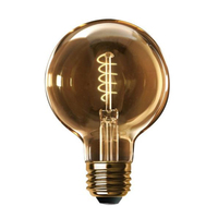 Livraison rapide Stock G45 E27 LED Edison Ampoule à filament 4W 470lm 2700k Verre blanc chaud pour l'éclairage d'entrepôt de bureau à domicile