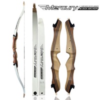 Arc à poulies en bois Musen Archery MERCURY pour adulte, 62" 68", 20-60lbs, avec poignée démontable en bois, arc long de bonne qualité