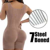 Fajas Colombianas haute Compression sablier femmes corps Shper poitrine ouverte Shapewear os Abdomen contrôle taille formateur sous-vêtements