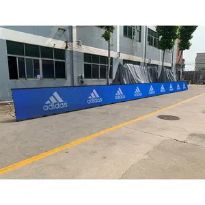 Sports Stadium Perimeter Panel Outdoor Video Advertising Wall Banner Board Screen P6 6mm P10 Led Display For Football Court