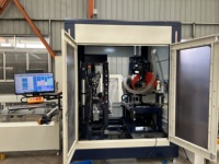 Centro de Procesamiento de Perfiles de Aluminio CNC, Máquina de Corte, Fresado y Perforación Automática de 5 Ejes para la Fabricación de Ventanas y Puertas