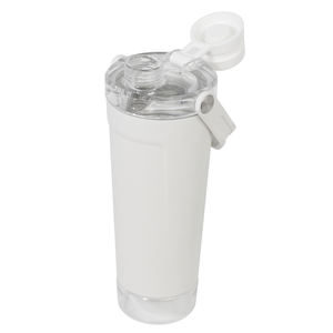 Copo Shaker Isolado 3 em 1 de 20oz com Frasco a Vácuo e Compartimento Separado para Armazenamento de Pó para Substituição de Refeições de Proteína, Academia e Esportes - Product Image 2