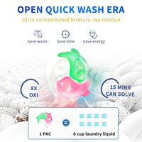 Échantillon gratuit de Capsules de lessive pour bébé perles de lessive Capsules de détergent de Guangzhou