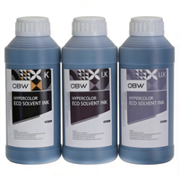 Encre éco-solvant industrielle à faible viscosité pour impression grand format sur bannières, caissons lumineux et supports textiles