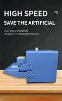 Scelleuse à bande continue GLF-50, scelleuse thermique automatique pour sacs en plastique et feuilles d'aluminium