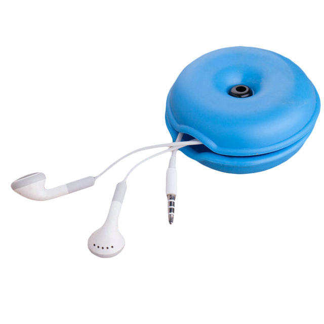 Creative TPR Electronics Accessory Organize the Wire Earphone Cord Organizer Mini Cable Holder Clip Earphone Cable Clip