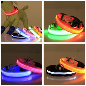 Collar de Nailon Brillante con LED Intermitente para Perros y Gatos, Venta Directa de Fábrica, para Caminar con Seguridad y Prevenir la Pérdida - Product Image 6