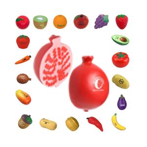 Pelota Antiestrés con Forma de Granada, Pelota de Espuma, Pelotas Antiestrés con Forma de Fruta - Product Image 1