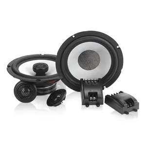 Sistem Speaker komponen Audio mobil 6.5 inci, Kit Speaker otomotif audio 2 arah Crossover 4 ohm