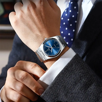 Montre à quartz Poedagar 930 de marque haut de gamme avec aiguilles lumineuses pour homme, montre-bracelet de mode et d'affaires avec calendrier, montres de luxe en acier inoxydable