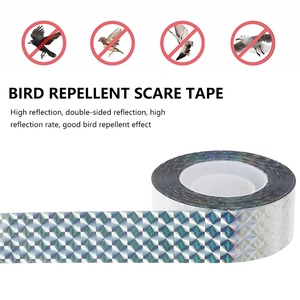 Ruban Anti-oiseau réfléchissant clignotant, ruban Anti-effroi pour Pigeons et corbeau, ruban Anti-oiseau Double face - Product Image 3