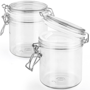 50g 100g 150g 200g 250g 500g 1000g Wholesale Clear PET <b>Plastic</b> Tank Empty Food Storage Sealing <b>Jar</b> - Product Image 1