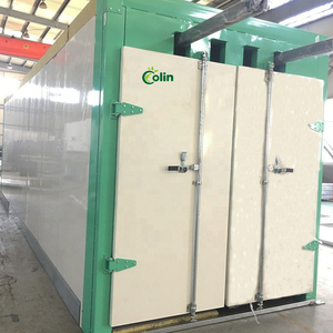 Four automatique de revêtement en <span class=keywords><strong>poudre</strong></span> pour panneaux métalliques en acier Usines de fabrication utilisées Composants du noyau du moteur PLC Cabines de pulvérisation Nouveau - Product Image 4