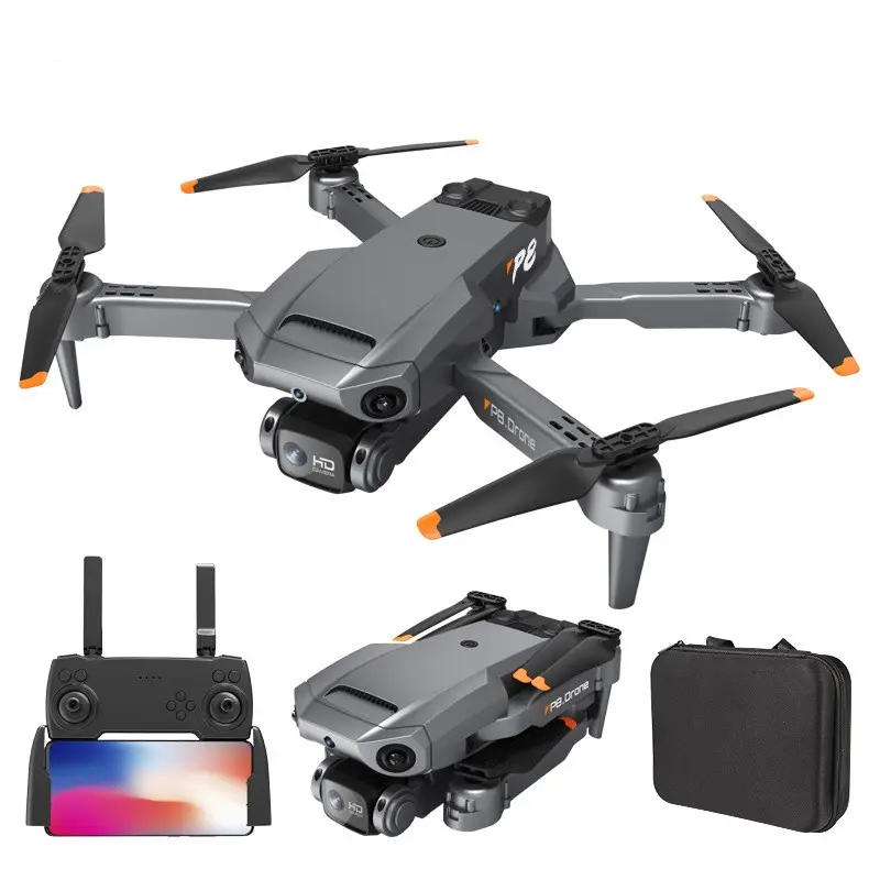 Top Selling P8 Drone 4K HD Dual Cameras ESC Four way obstacle Avoidance Quadcopter RC mini drones 2.4GHZ UVA Gift