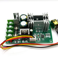 Contrôleur de vitesse de moteur DC PWM 20A 12V 24V 36V 48V, module de régulation de puissance élevée