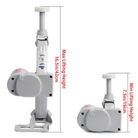 Ensemble de cric à ciseaux 12V portable avec clé pour réparation automobile
