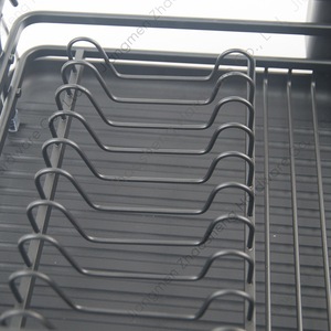 Escurridor de Platos Cuadrado para Encimera de Cocina, de Secado Rápido, con Espacio para Cucharas - Product Image 4