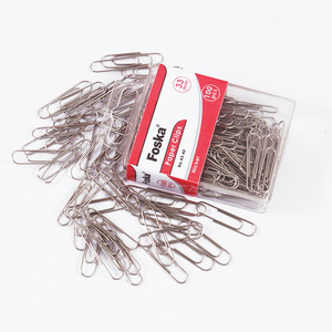 FOSKA, uso a largo plazo, suministro <span class=keywords><strong>para</strong></span> profesores, revestimiento <span class=keywords><strong>de</strong></span> níquel resistente, Material <span class=keywords><strong>de</strong></span> acero <span class=keywords><strong>de</strong></span> aleación antideslizante, Clips <span class=keywords><strong>de</strong></span> papel plateado <span class=keywords><strong>de</strong></span> 1,3 pulgadas, 100 Uds. - Product Image 1