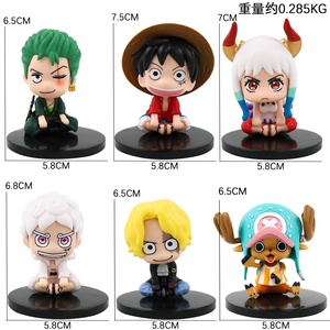 Hot Style Mini Figure Une pièce <span class=keywords><strong>Luffy</strong></span> et Zoro Personnage Modèle Jouet PVC Ornement Anime Figure - Product Image 5