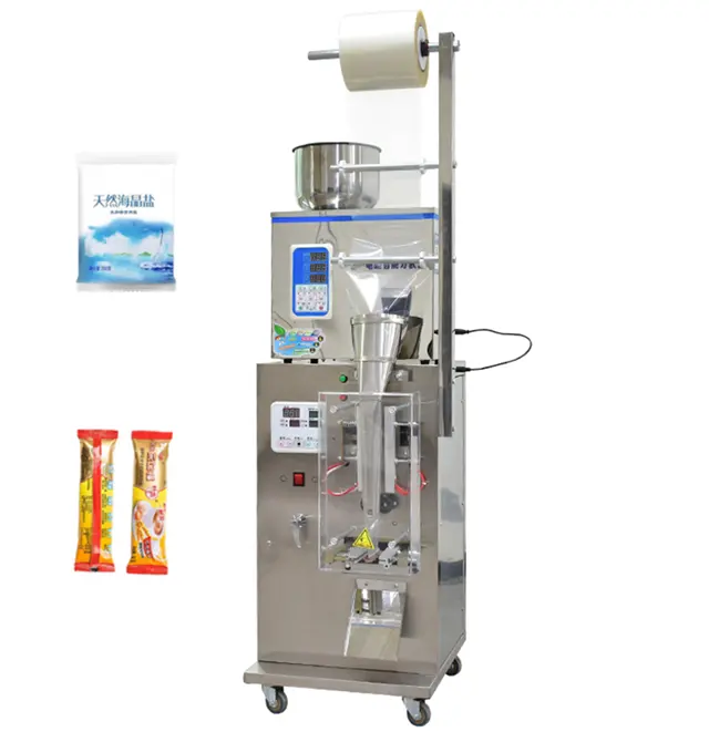Автоматическая Вертикальная гранулированная упаковочная машина для сахара 1-200 г/автоматическая упаковочная машина для гаек и порошков в саше
