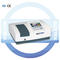 Spektrofotometer UV-Vis SCITEK Rentang Panjang Gelombang 190-1100nm Sistem Optik Spektrofotometer Sinar Ganda