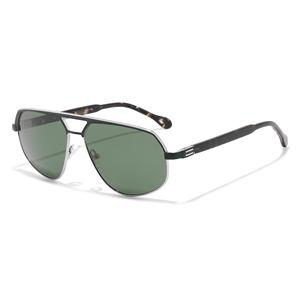 Gafas de Sol de Piloto Unisex, Montura Metálica Rectangular, Lentes con Degradado Azul, 100% Protección UV, Uso en Exteriores, Adultos - Product Image 5