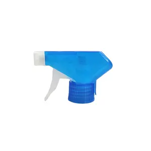 Trigger Sproeier Waterspuit 28Mm Pomp Spuit Pistool Mix Kleur Aangepaste Kleur Plastic Nieuw In Transparante En Blauwe Flessen Schoonmaken