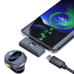 Tokdance Chuyên Nghiệp Xách Tay Mini Không Dây Lavalier Condenser <span class=keywords><strong>Microphone</strong></span> Ve Áo Tiếng Ồn Hủy Bỏ Mic <span class=keywords><strong>iPhone</strong></span> C Điện Thoại Máy Ảnh - Product Image 4