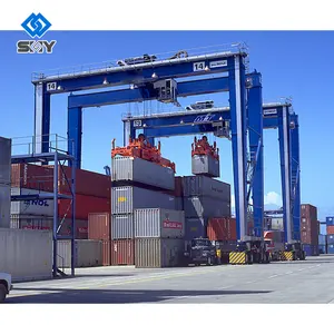 Liman kauçuk tyred nakliye RTG konteyner vinç için konteyner vinci taşıyıcı