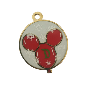 赤いバルーンジュエリーチャームとKunshanカスタムクリスマスエナメルチャーム - Product Image 1