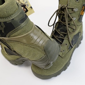 Bottes tactiques Delta pour hommes DF22 TSB10, camouflage vert, pour le camping en plein air, tissu Oxford vert olive, imperméables, hautes, pour la randonnée en plein air. - Product Image 6