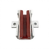 Pièces de rechange modernes BIMORE 65*10mm pour patin de guidage de contrepoids d'ascenseur, longueur 65mm, largeur de rainure 10mm ou 30mm
