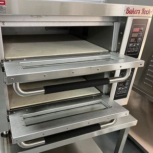 Gewerblicher Elektrischer Etagenbackofen für Pizza und Brot mit <span class=keywords><strong>2</strong></span> Blechen und Förderband - Product Image 1