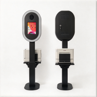 Photo Booth DSLR & iPad Smartphone Berkualitas Tinggi, Rangka Logam, Ring Light Portabel untuk Acara Pernikahan