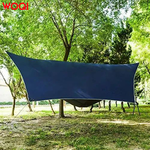 Telo <span class=keywords><strong>Tenda</strong></span> Impermeabile Woqi per Campeggio Esterno in Nylon PU3000+, Copertura Parasole per Amaca, Telo Antipioggia - Product Image 6