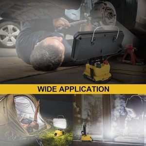 50 wát LED làm việc ánh sáng đèn pin 4/6/8inch cho Dewalt 18V 20V lithium pin xách tay đèn lồng công cụ đèn với USB dcb205 dcb206 - Product Image 3