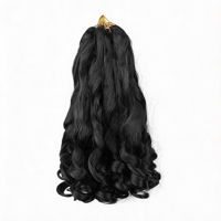 Extension per Capelli in Fibra Sintetica di Alta Qualità con Etichetta Privata, Texture Morbida e Leggera, Capelli Singoli per Intrecciare