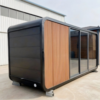 Cabine Apple Premium 20ft 40ft, Boutique de Cadeaux de Noël, Magasin Modulaire Préfabriqué pour Décorations de Noël, Artisanat et Jouets