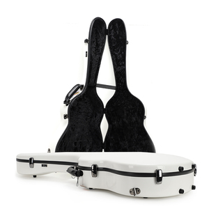 SUN-C WH Rm彩虹乐器白色亮玻璃纤维吉他盒硬壳古典39英寸吉他盒 - Product Image 4