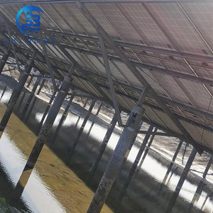 Système de montage solaire anti-corrosion pour la pêche, système de support photovoltaïque galvanisé à chaud conçu pour les étangs et les lacs - Product Image 4