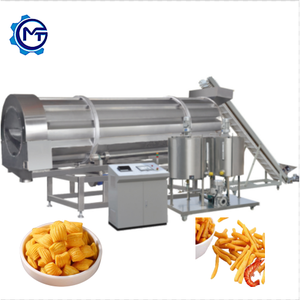 Japón Spix Soba Mie Sedap Máquina automática para hacer aperitivos Línea de producción para freír maíz Freidora mezcladora para la fabricación de aperitivos - Product Image 6