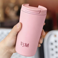Gobelet isotherme portable pour voiture 1/2M, tasse à eau isolée en acier inoxydable 304 à double paroi sous vide